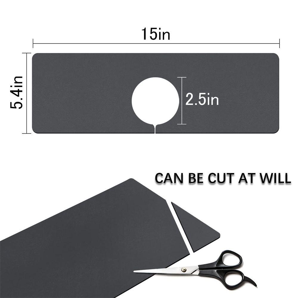 KUNHEV Tấm Vải Sợi Nhỏ Gắn Vòi Nước Bồn Rửa Chén / Nhà Tắm Chống Văng Nước