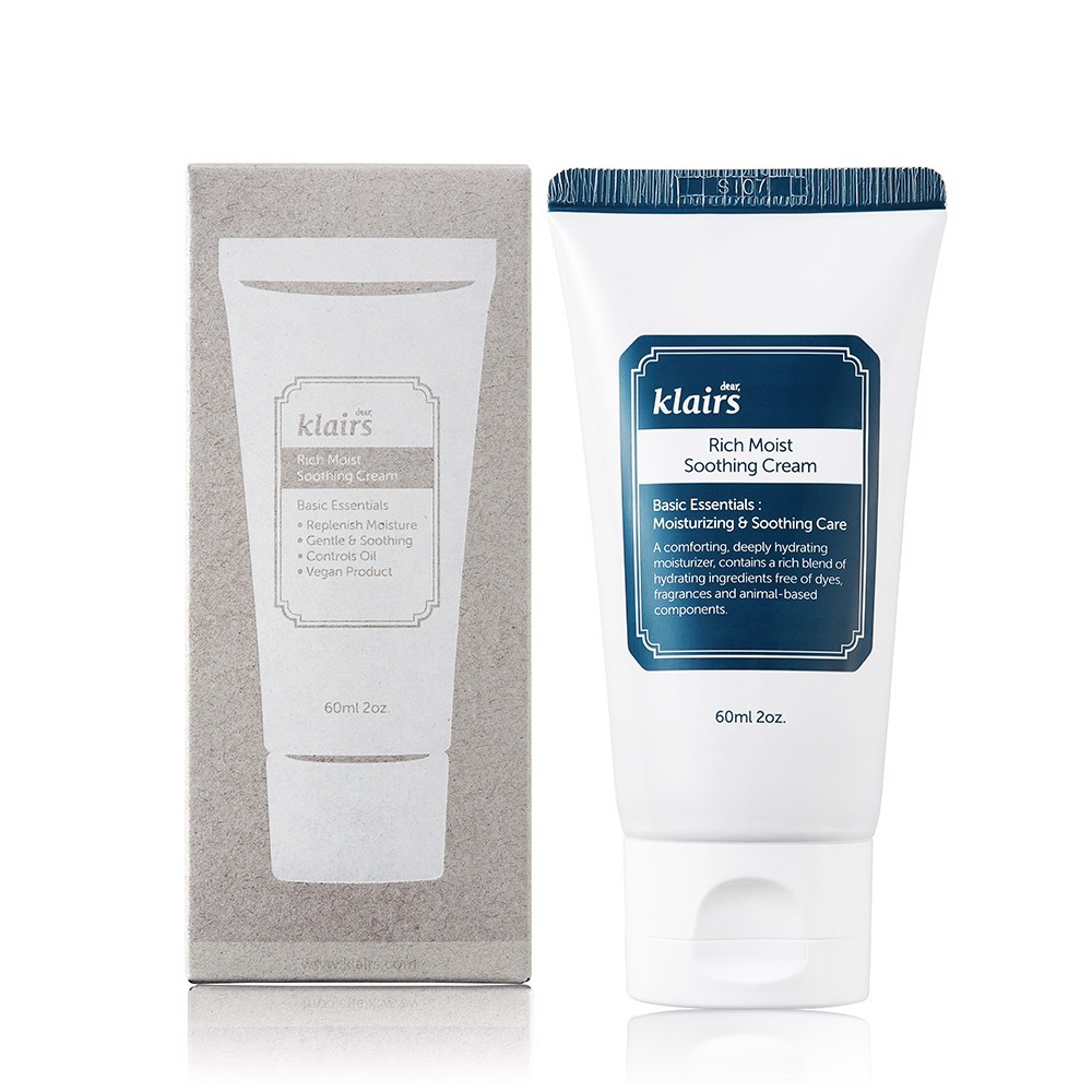 (#klairs) Kem Dưỡng Cho Da Khô Klairs Rich Moist Soothing Cream