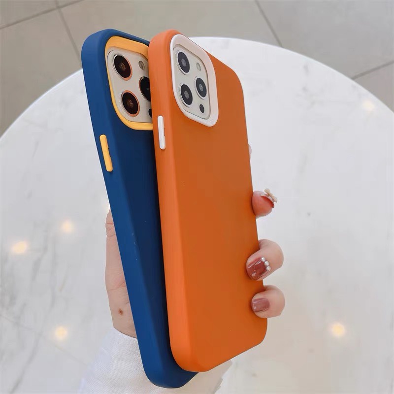 Ốp dẻo màu 2 mảnh chống sốc bảo vệ cả màn hình iphone 7/8/SE/7plus/8plus/Xr/X/Xs/Xsmax/11/12/13/14/Pro/Max/Prm/Plus