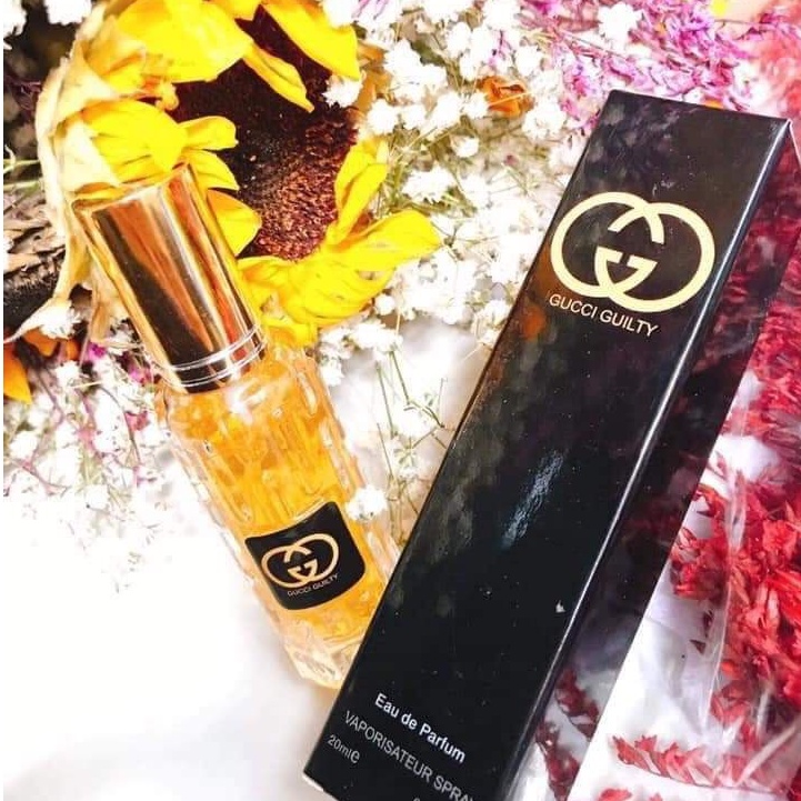 Nước hoa mini 𝐆.𝐔.𝐂.𝐈 nữ chai 20ml dạng xịt- mẫu 4d