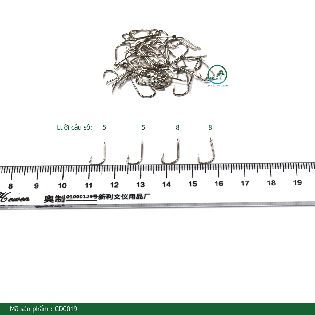 Móc câu Diếc, Chép, Rô >  Combo 50 chiếc móc câu CD0019