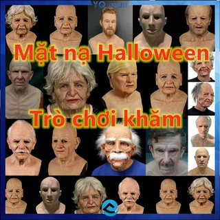 Mặt nạ hóa trang người già độc đáo cho dịp Halloween