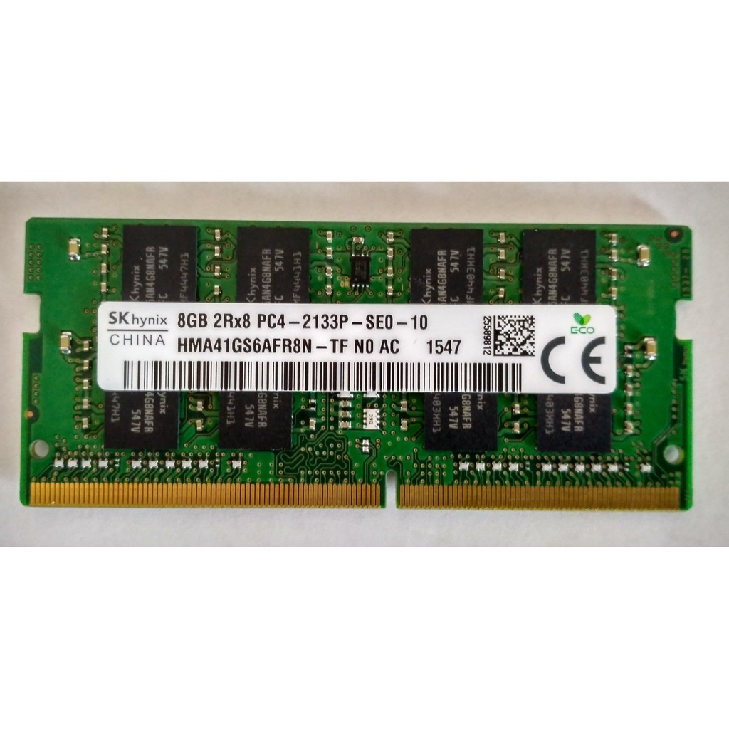Ram Laptop Ram Hynix DDR4 8G PC4-2133P Bus 2133 Mhz BH 60 tháng 1 đổi 1