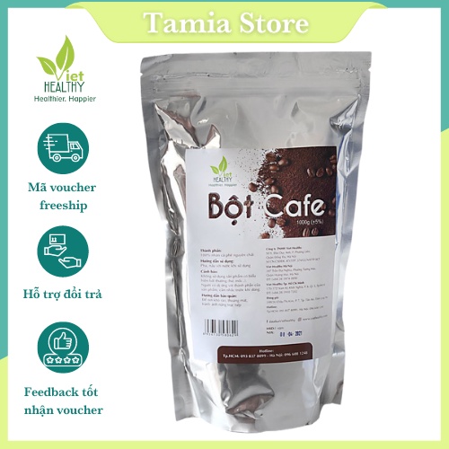 Bột cà phê enema Viet Healthy 1kg dùng cho coffee enema thải độc đại tràng gan làm đẹp da chữa táo bón Viethealthy