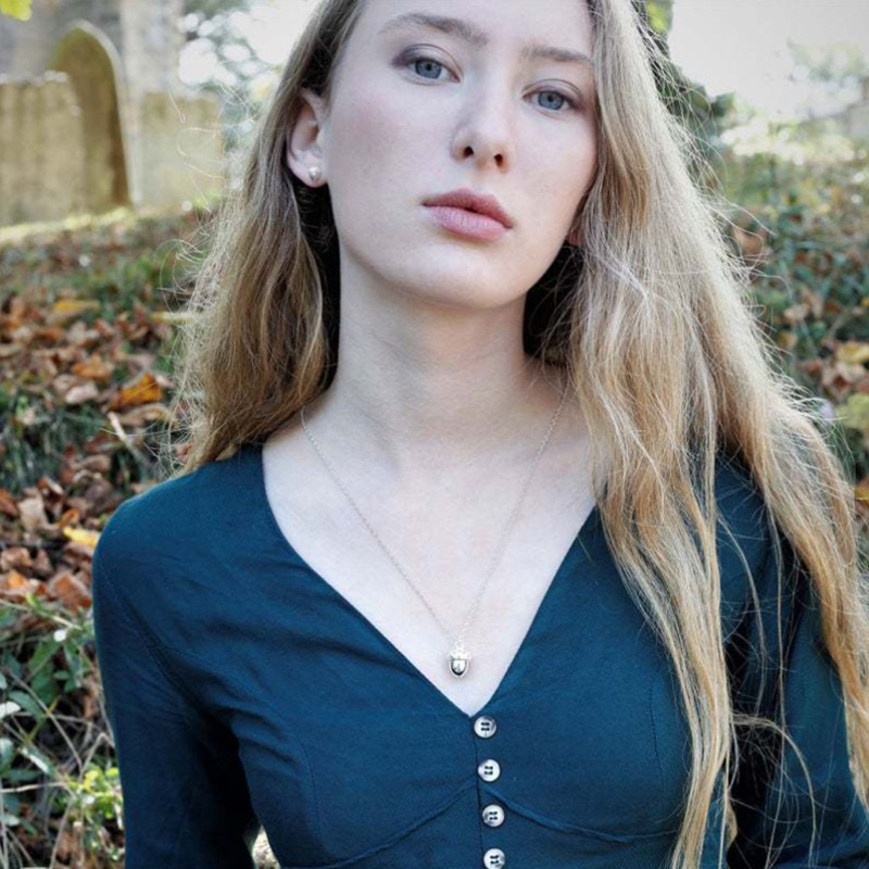 Vòng cổ Mặt Hình Nón Mở Dành Cho Nam Nữ