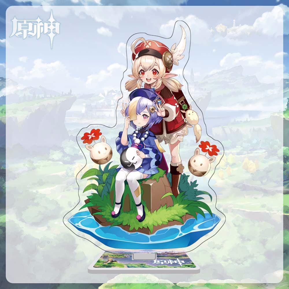 Mô Hình Đồ Chơi Nhân Vật Lumine Diluc Zhongli REBUY1 Genshin Va Chạm Bằng Acrylic