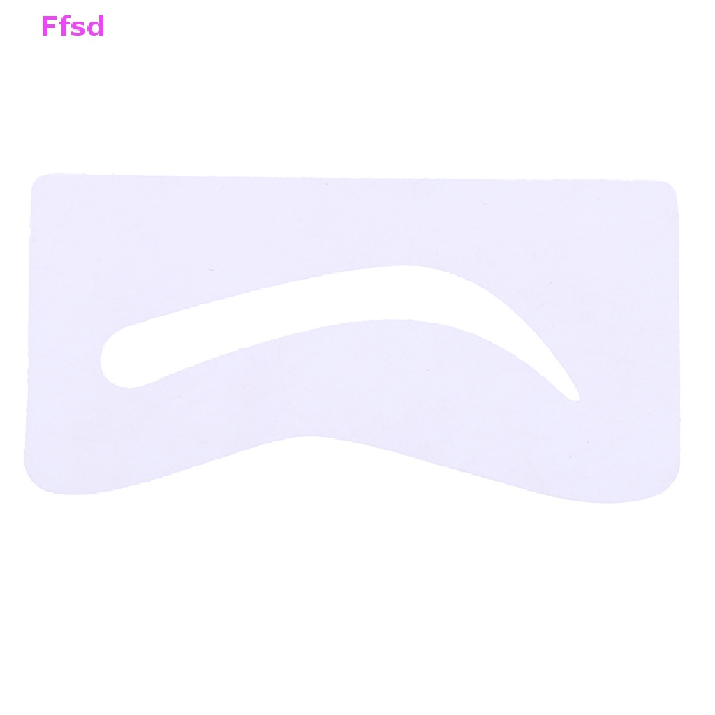 {Ffsd} Set 10 Cặp Khuôn Thẻ Định Hình Lông Mày Quyến Rũ Hàng Bán Chạy