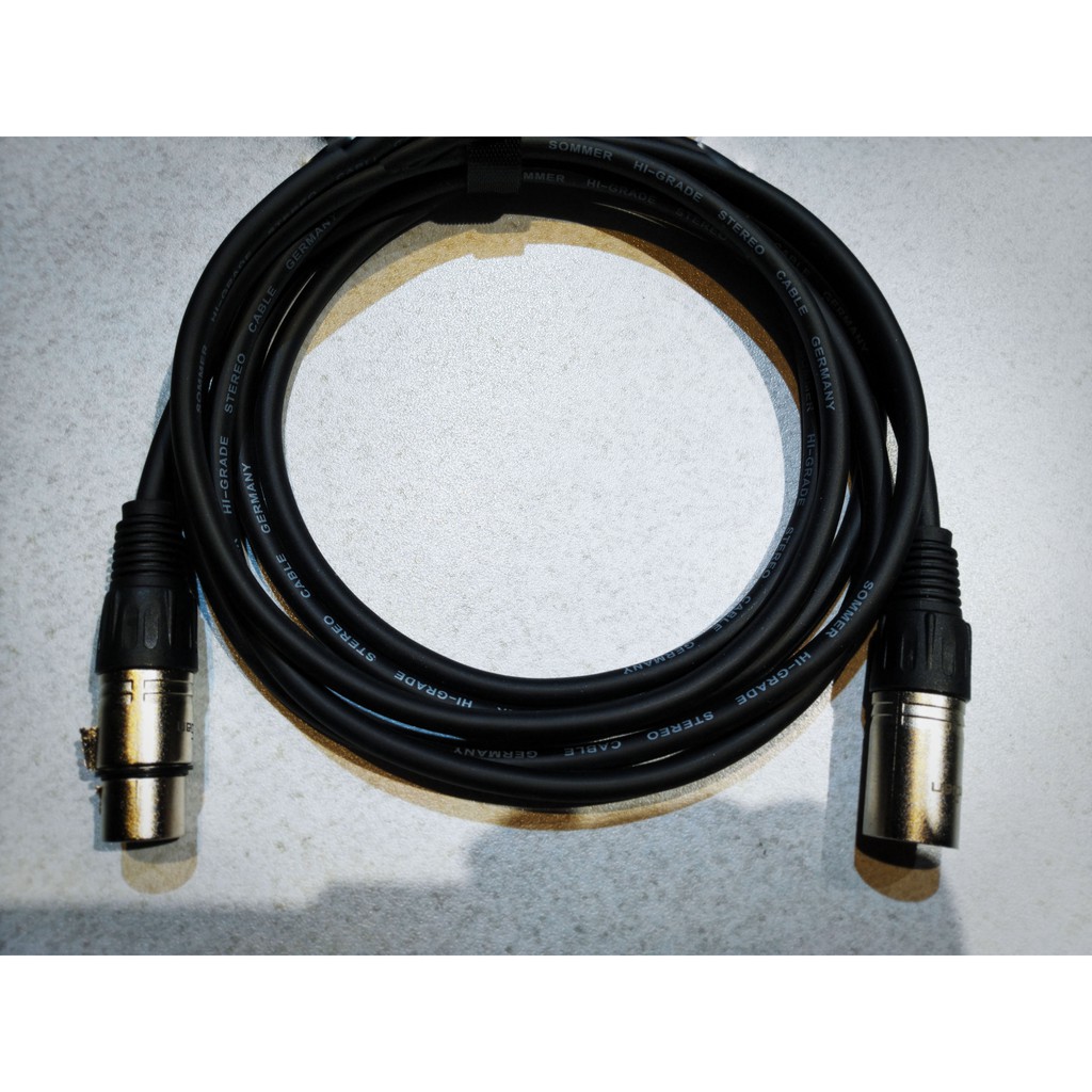 Dây Micro Sommer 2 đầu Cannon XLR (1m - 10m)