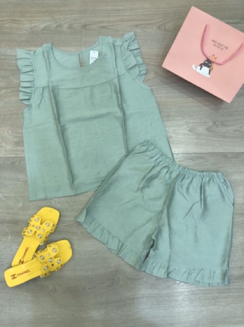 Set bộ đùi xô thái áo sác nách thời trang