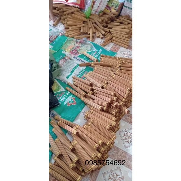 Combo 10 đôi đũa gỗ, đũa tre cao cấp vót tay từ tre già tự nhiên của dân tộc Thái