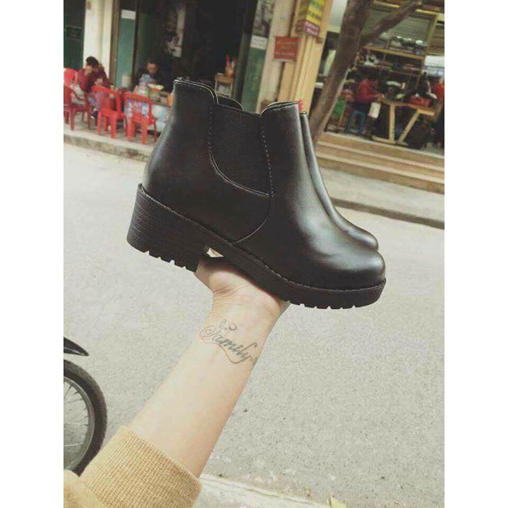 Boot nữ cổ chun
