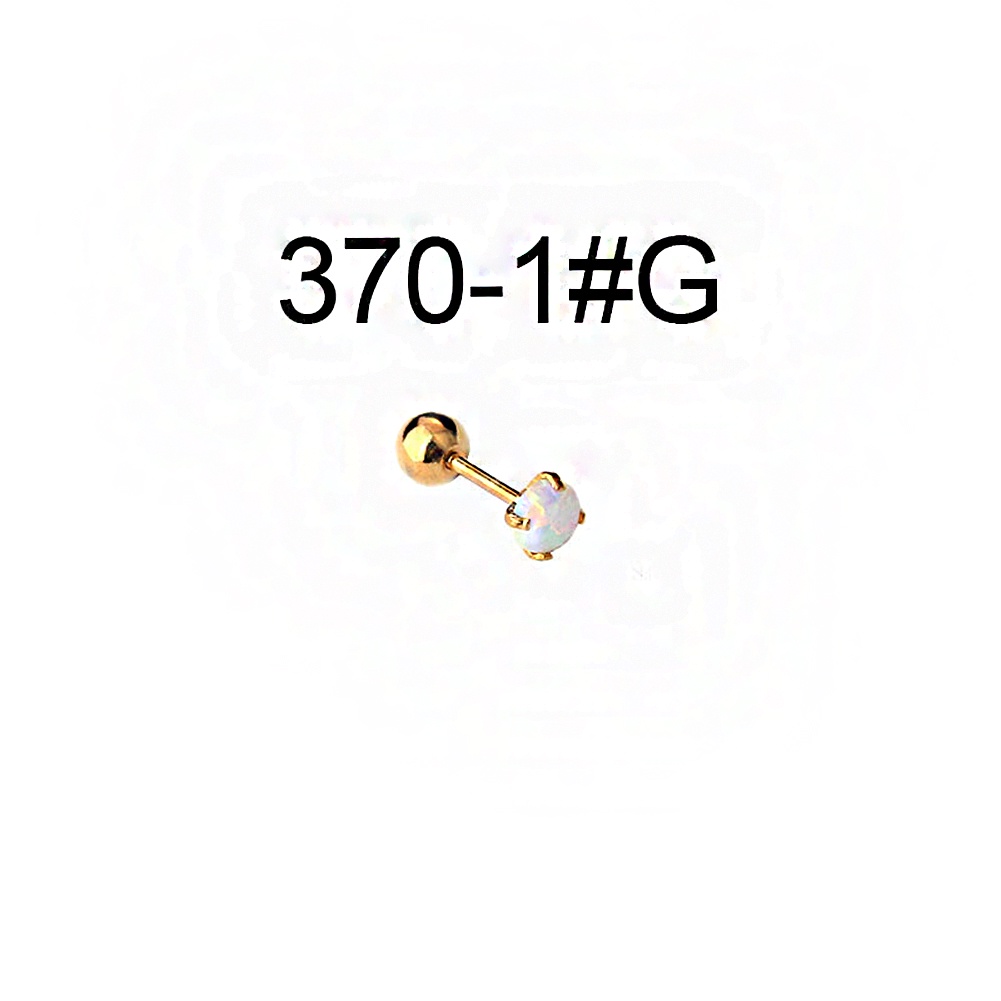 Khuyên Xỏ Sụn Tai Đính Đá Opal Thời Trang