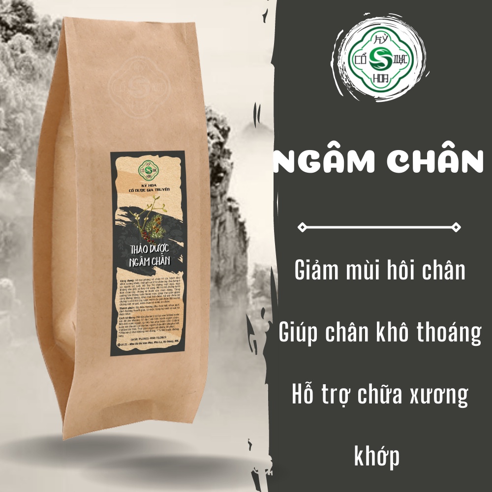 Thảo dược ngâm chân - Thảo mộc túi lọc mát xa thư giãn, ổn định huyết áp, tẩy tế báo chết, hết mất ngủ Cổ dược Kỳ Hoa