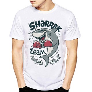Áo thun in hình Cá Mập Shark Team - Form rộng BIGSIZE F2088