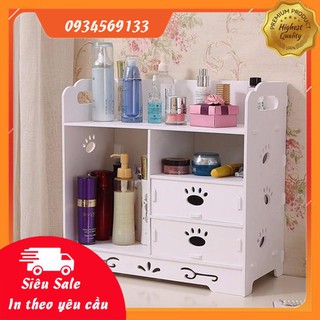 KỆ ĐỂ ĐỒ TRANG ĐIỂM CHÂN CHÓ