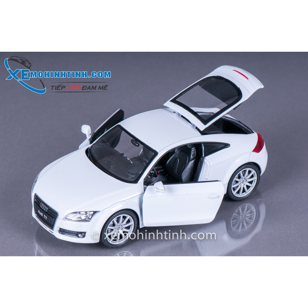 Xe Mô Hình Audi Tt Coupe 1:24 Welly (Trắng)