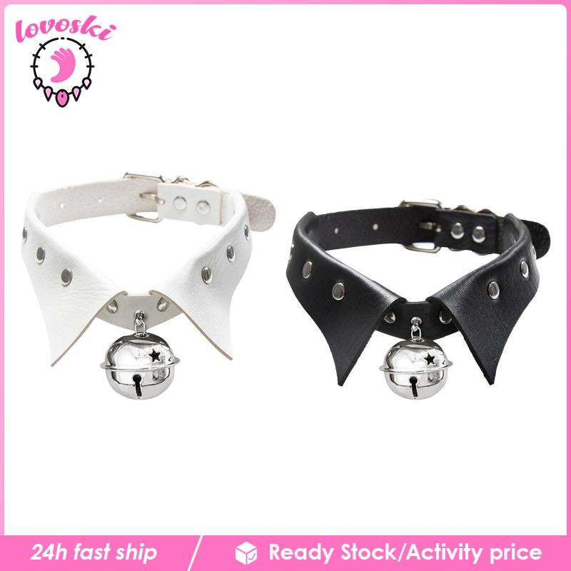 Vòng Cổ Choker Da PU Hóa Trang Rock Thời Trang Cho Nữ