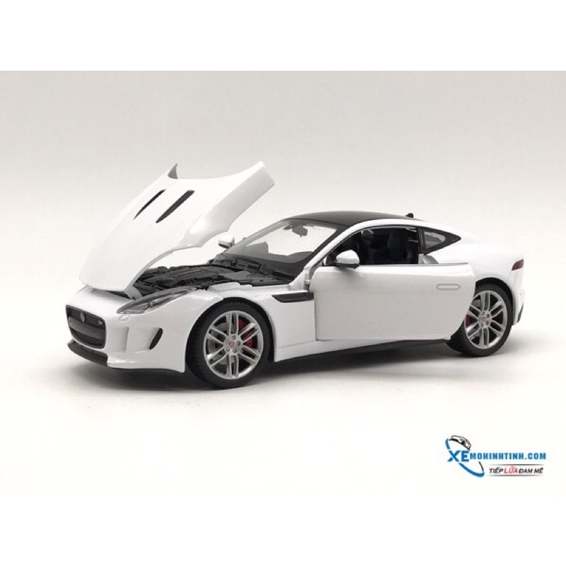 Xe Mô Hình Jaguar F-Type 1:24 Welly (Trắng)