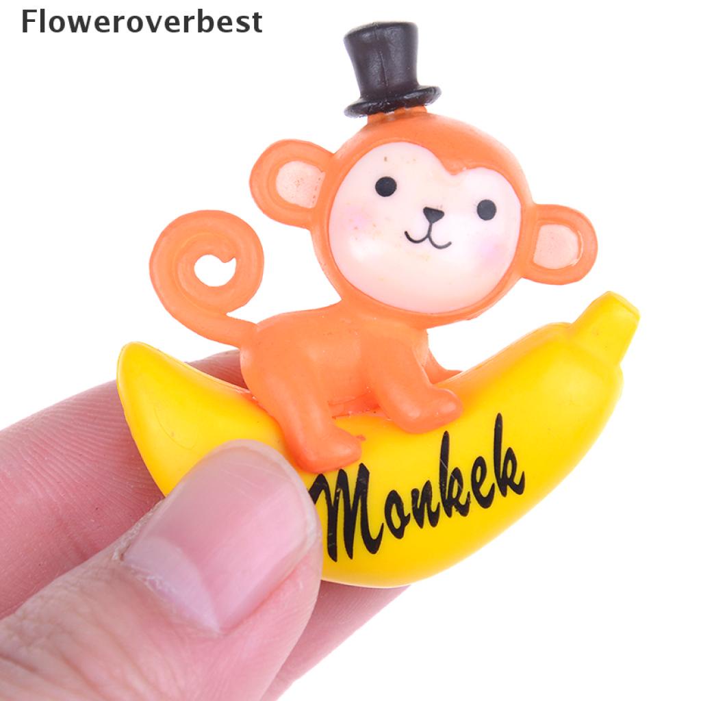 FBTOY Micro landscape ornaments banana monkey cake decoration diy accessories
 HOT