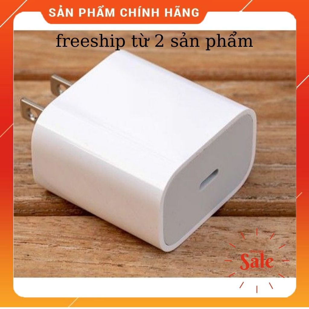 Củ sạc nhanh IPhone 11 pro max 18W zin máy chân dẹp US - Thiên Tân