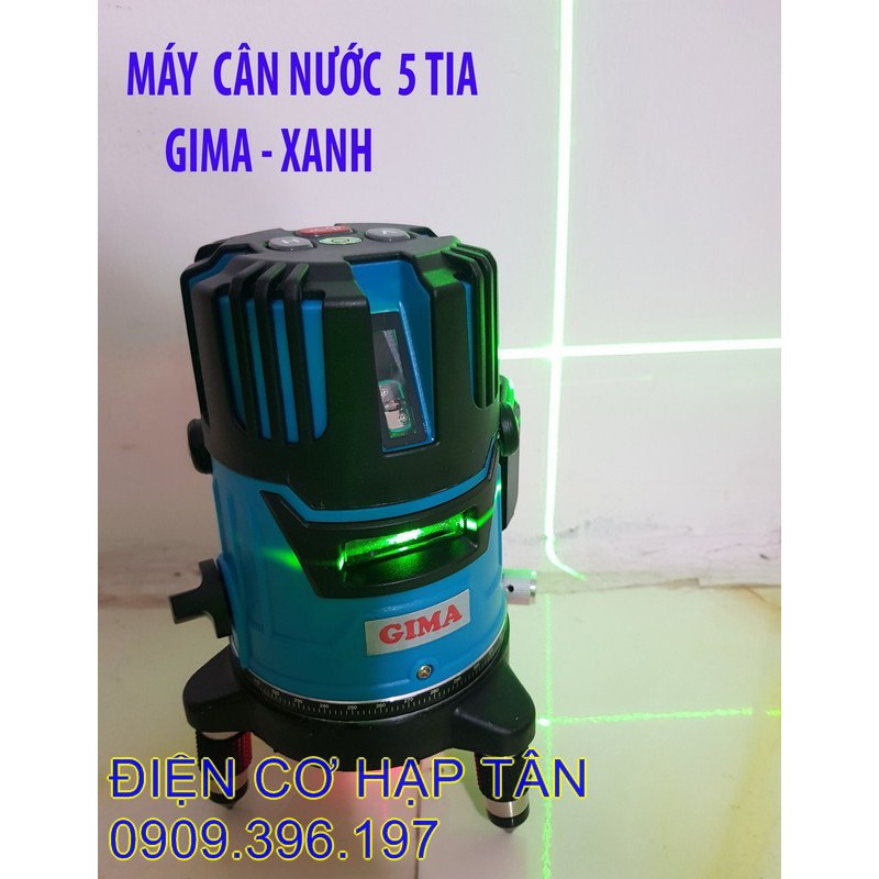 MÁY CÂN NƯỚC LASER 5 TIA  CHÍNH HÃNG GIMA _XANH