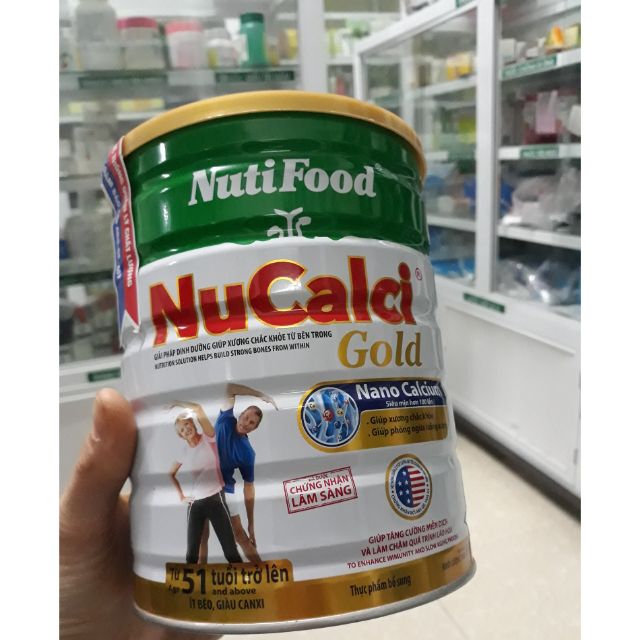 Thanh lí: Sữa Nuti Calci Nano gold từ 51 tuổi trở lên