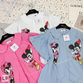 Váy đuôi cá in hình Micky hàng đẹp