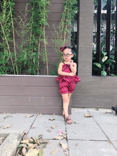 Phi lụa kèm băng đô