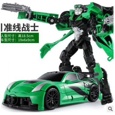 Ô tô đồ chơi - Robot Lắp Ráp Biến Hình Transformer 2 trong 1