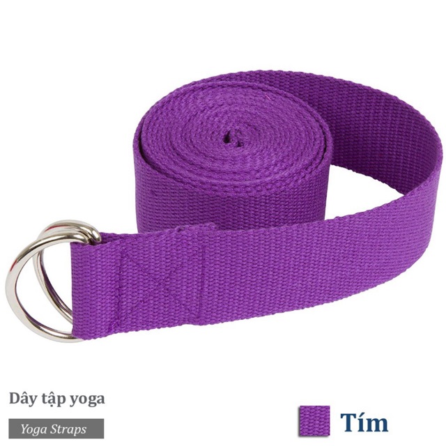 [Mã S09150920K giảm 20K đơn 0Đ] 2m5 - Dây Đai Tập yoga Polyeste Nature Yoga’mat