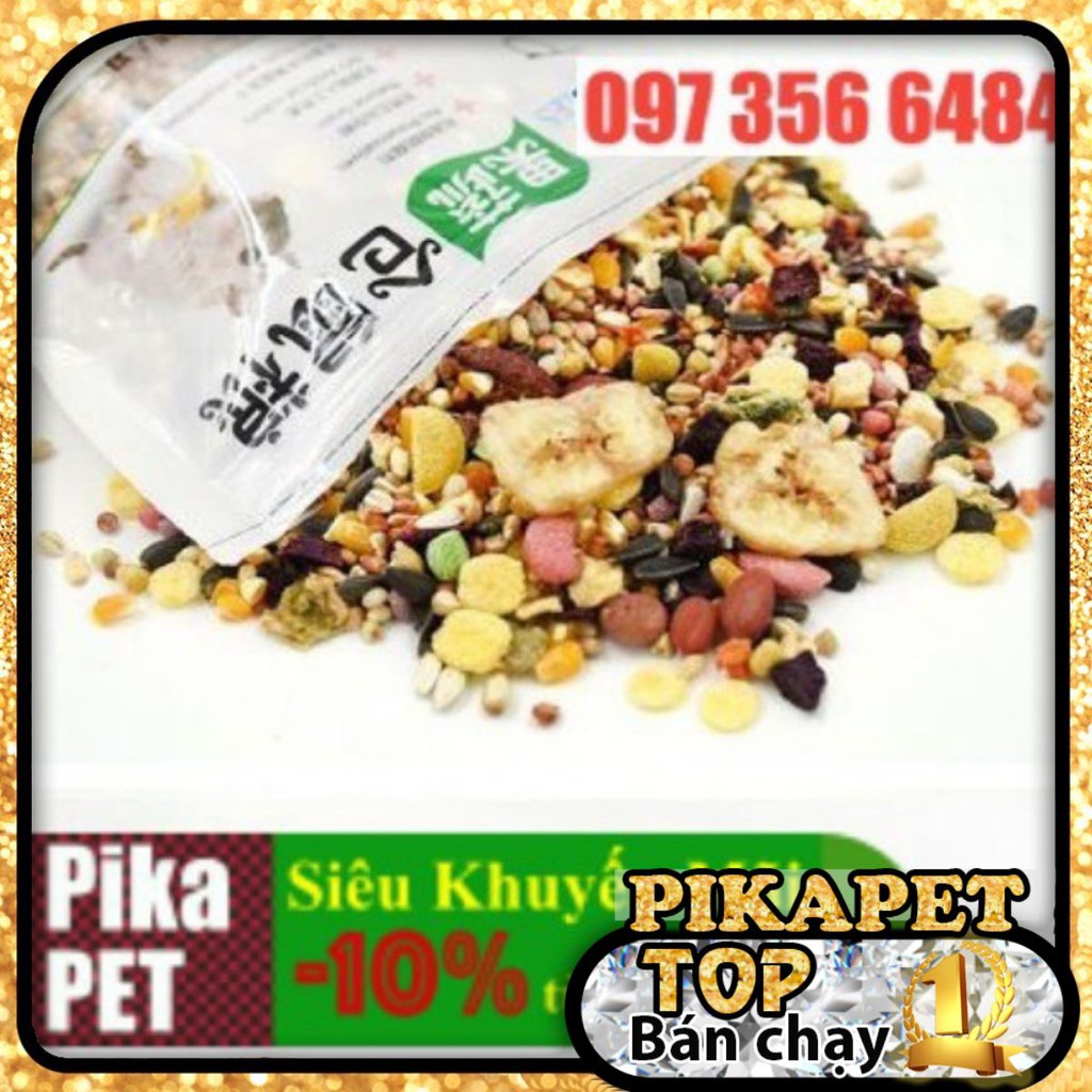 Thức ăn dinh dưỡng bổ sung rau củ cho chuột hamster