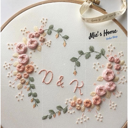 Bộ Dụng Cụ Cơ Bản Chuyên Dụng Tập Thêu Tay Thủ Công Cho Người Mới Bắt Đầu/ DIY KIT THÊU TRANG TRÍ MÙA THU/ MIE HANDMADE