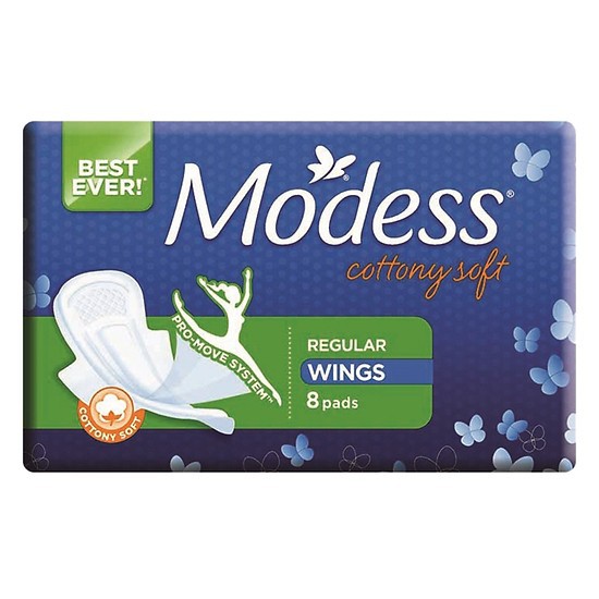 Băng Vệ Sinh Modess Cottony Soft Loại Dày (8 Miếng)