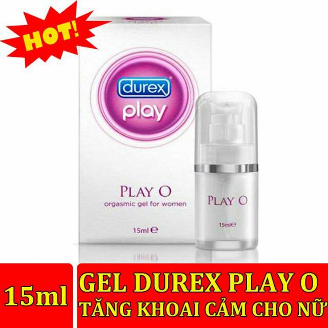 Gel bôi trơn tăng khoái cảm cho nữ giới Durex Play O