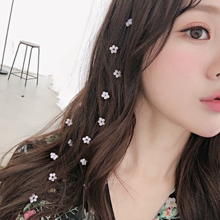 Image of Korean fashion invisible flower braided hairdresser lady hairpin temperament tassel hair accessories