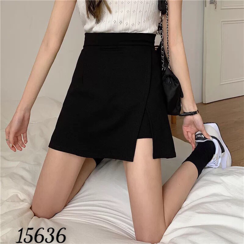 Quần BIG SIZE Váy Xéo Dây Kéo - Cao Cấp QV.QC - 15636