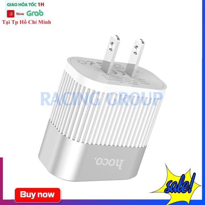 Củ Sạc Nhanh Hoco C40 Max  2 Cổng 5V-2.4A - Bảo Hành 12 Tháng