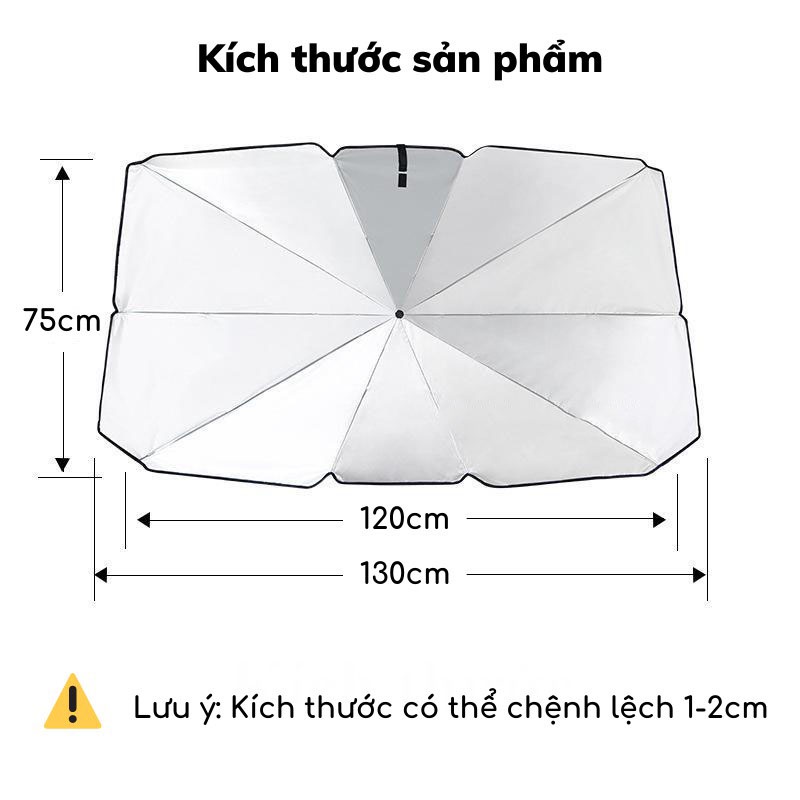 Ô che nắng kính lái ô tô chống nóng và bảo vệ taplo xe hơi