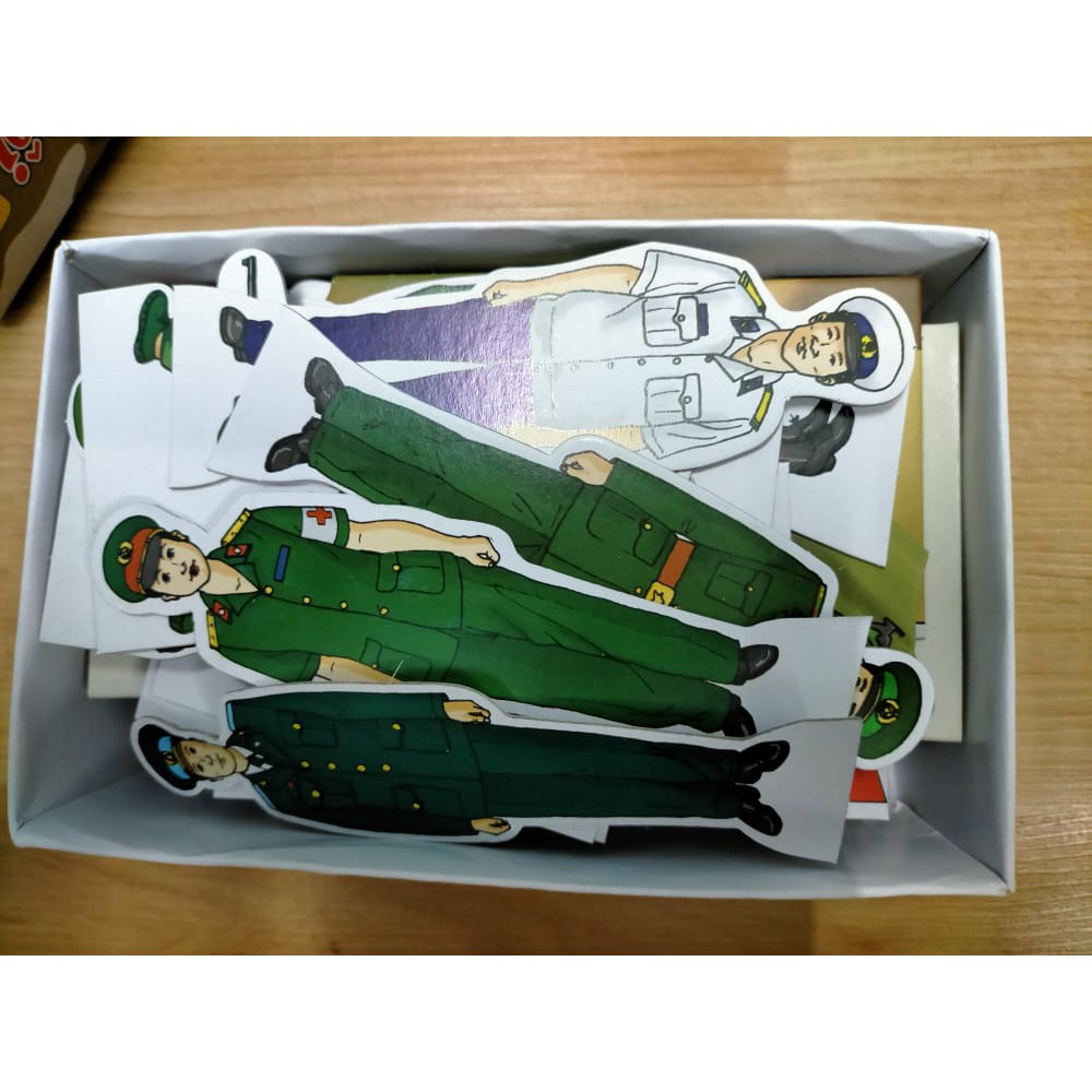 Bộ đồ chơi doanh trại bộ đội