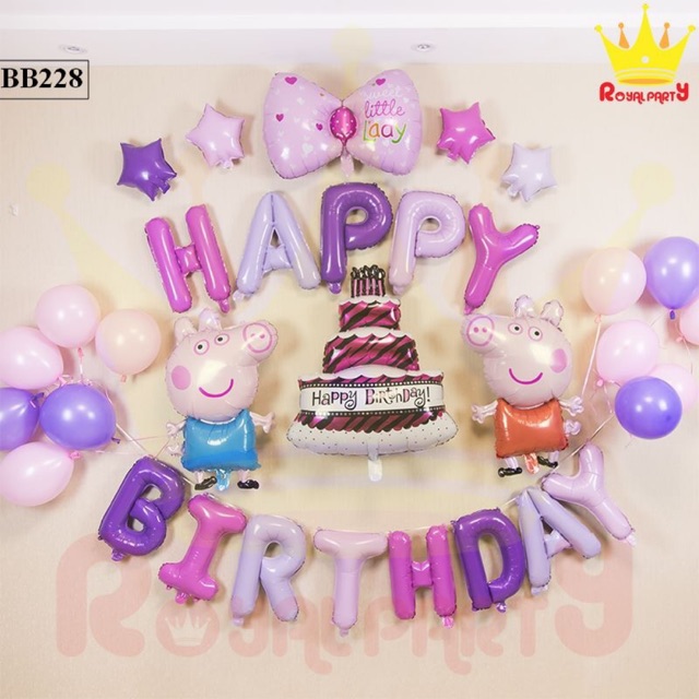 SET BÓNG LỢN 1 tuổi PEPPA PIG ( TẶNG KÈM NƠM XỊN VÀ BĂNG DÍNH CHUYÊN DỤNG)