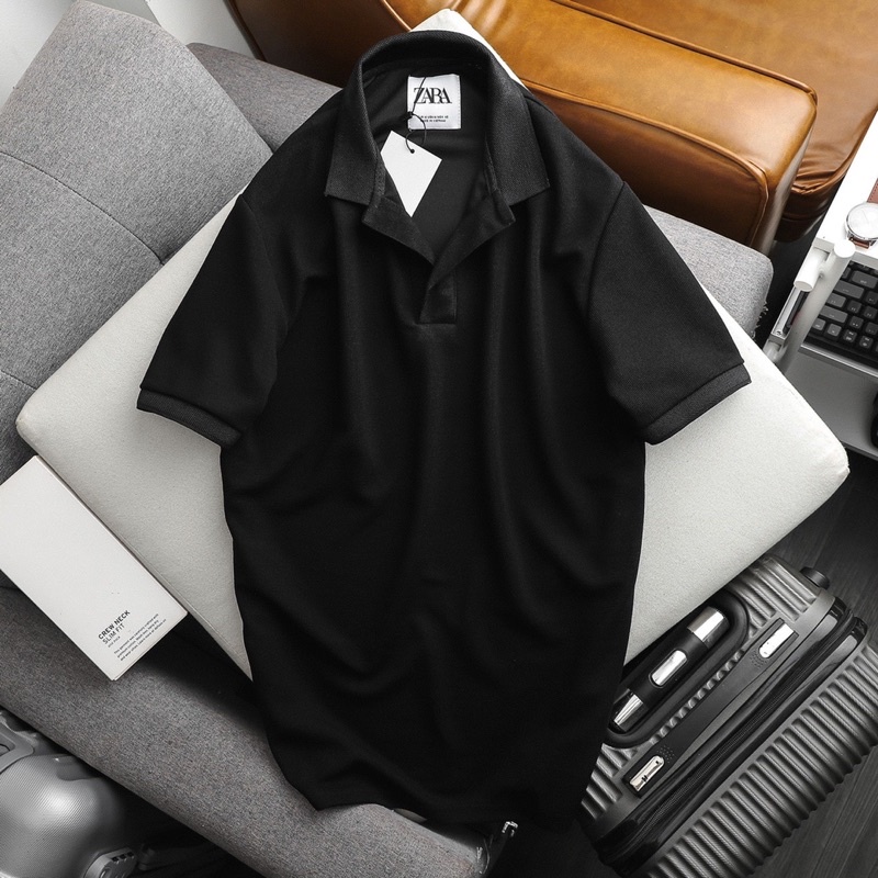 Áo Polo Zara Textured Stripe Vải và Form Siêu Đep | BigBuy360 - bigbuy360.vn