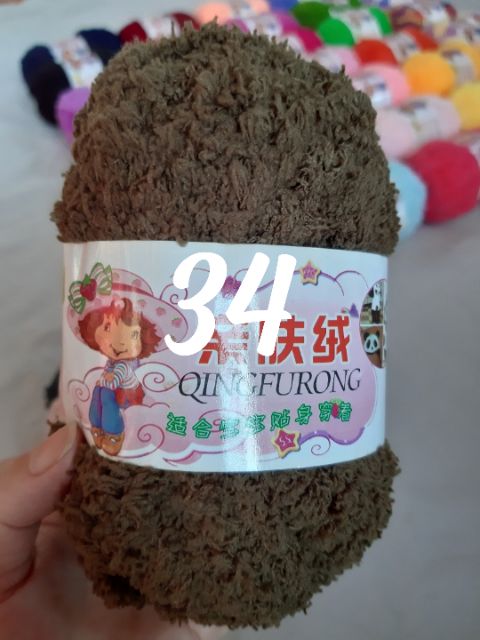 Len bông xù 50g