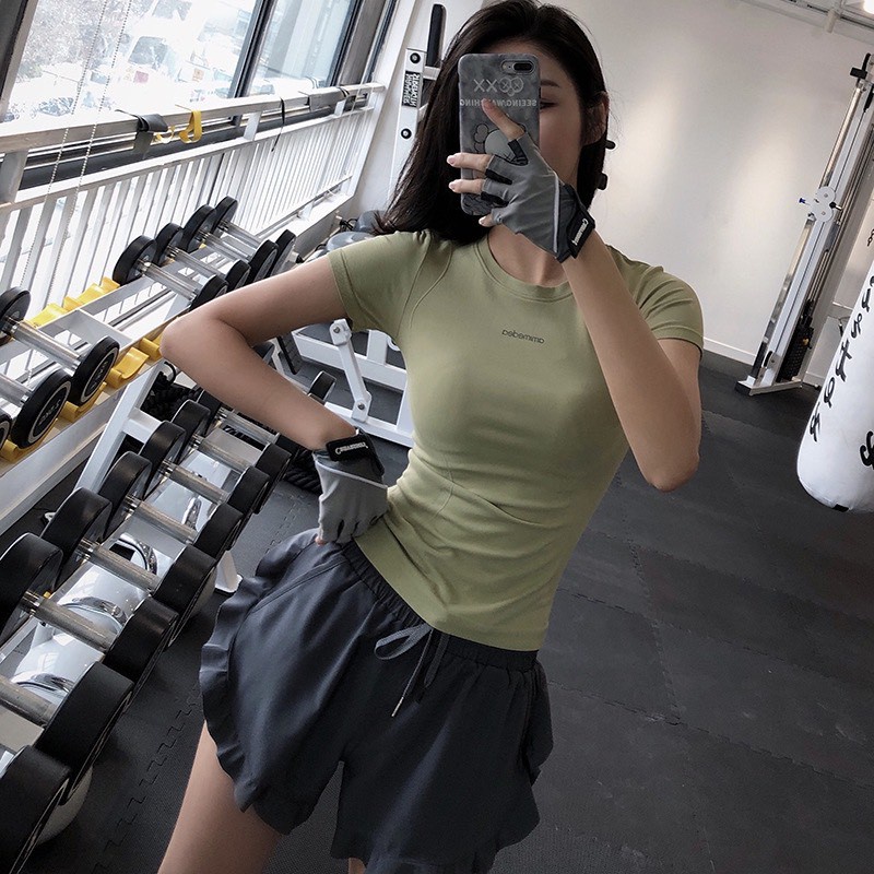 Áo Tập GYM -YOGA Dệt Kim -AMI  Hàng Quảng Châu Cao Cấp (AT02)