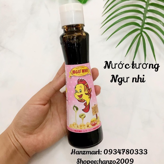 Nước tương tách muối cho bé ăn dặm Ngư Nhi cho bé 150ml