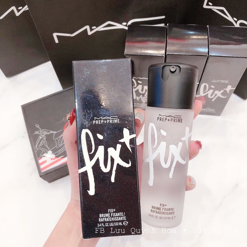 Xịt cố định make up MAC Prep + Prime Fix + Fullsize