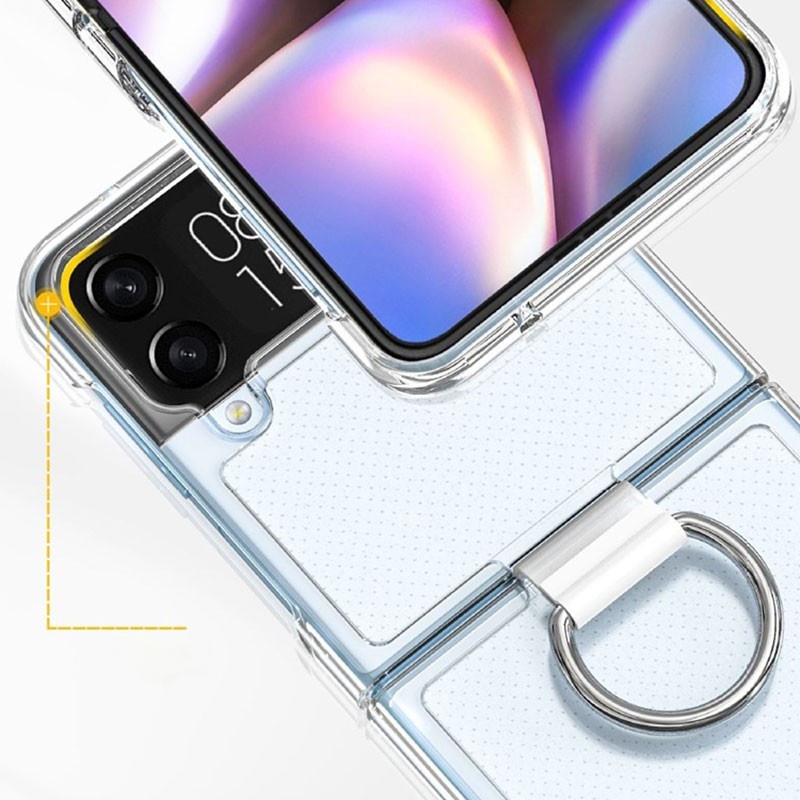 Ốp lưng Galaxy Z Flip 4 Likgus trong suốt có ring