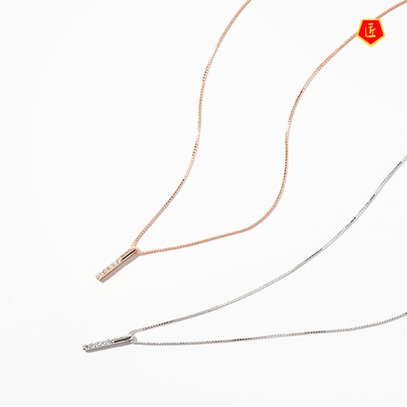 (Hàng Có Sẵn) Vòng cổ Xi Mạ Bạc 925 Đính Đá Sang Trọng