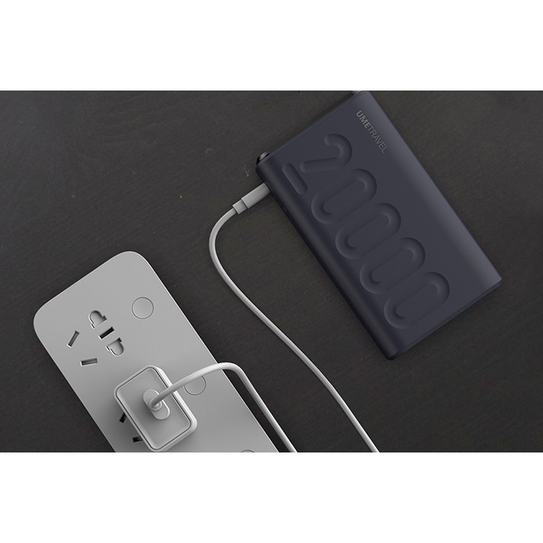 [XẢ HÀNG] Pin sạc dự phòng Li-polymer 20000mAH UMETRAVEL TRIP20C, TRIP2000