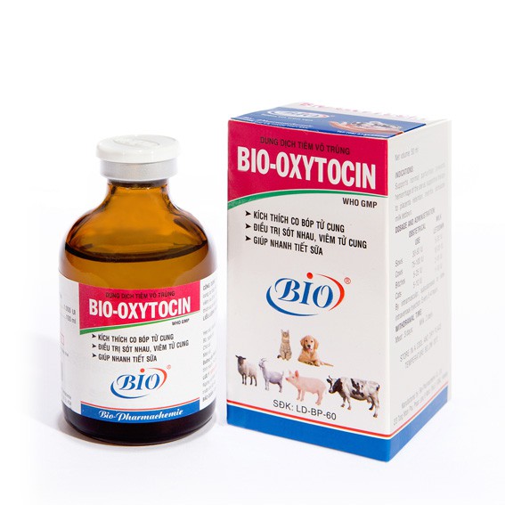 Bio oxytocin 100ml dùng tốt cho heo, bò, dê, cừu