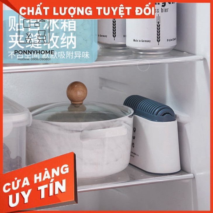 LOSAKA- Hộp Khử Mùi Tủ Lạnh bằng  than hoạt tính khử sạch mùi giữ sạch tủ